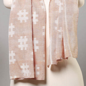 Brown - Maniabandha Ikat Handloom Cotton Stole