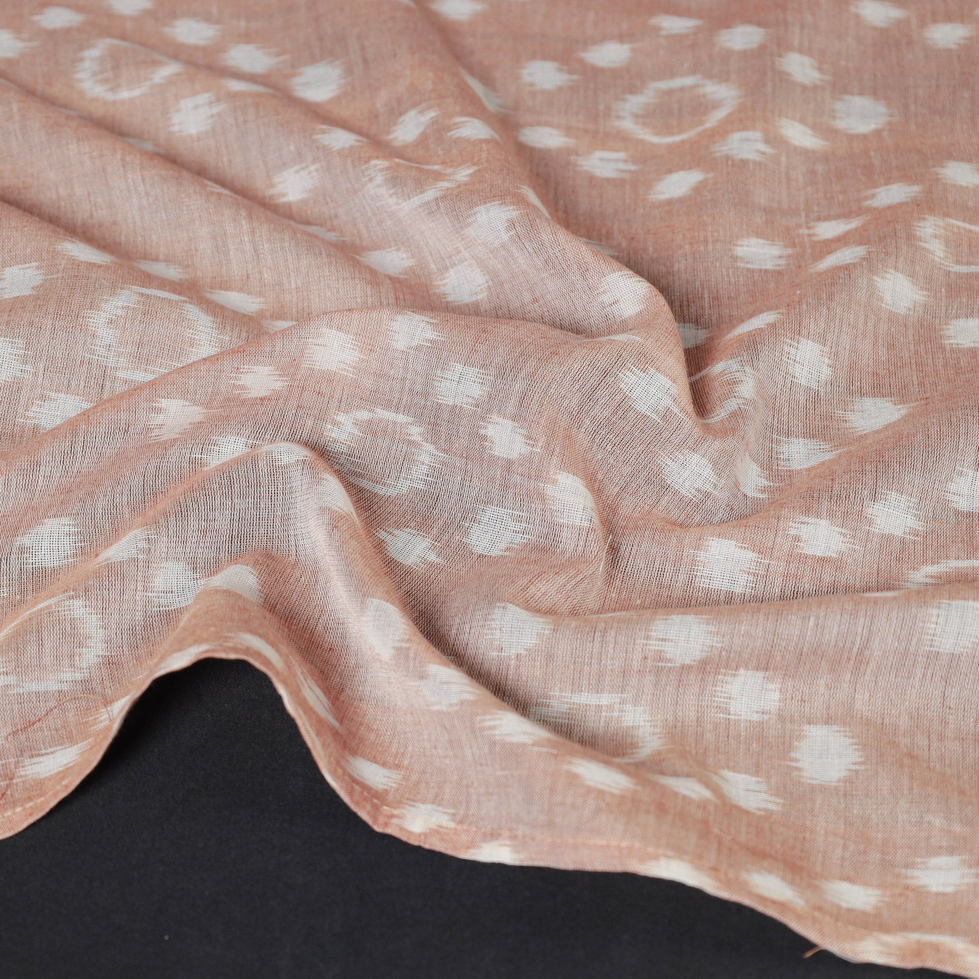 Brown - Maniabandha Ikat Handloom Cotton Stole