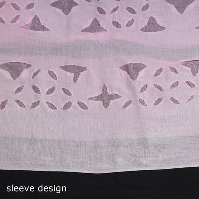 3pc Cut Work Cotton Barmer Applique Dress Material 03