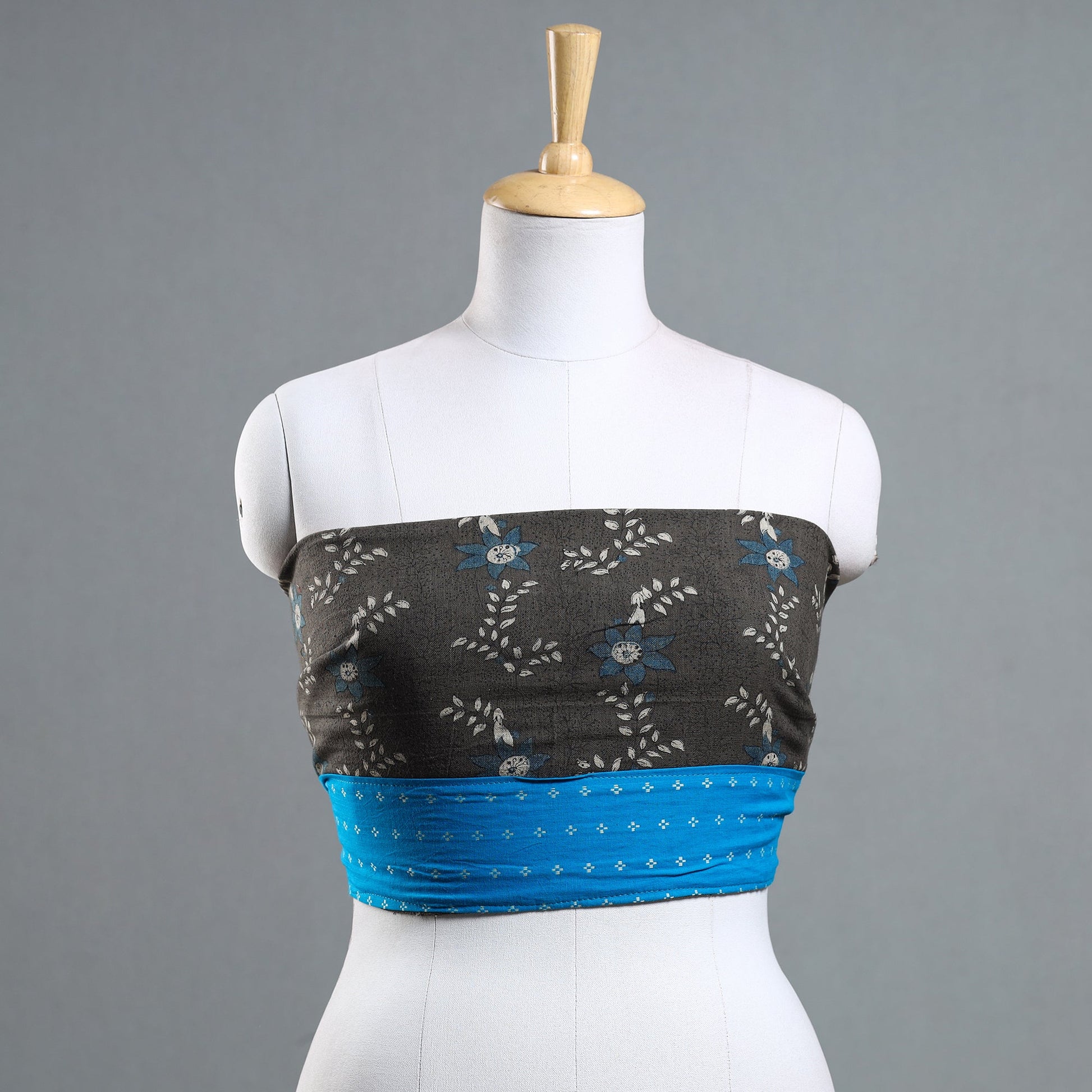 Brown - Jaipur Printed Wool Blouse Piece