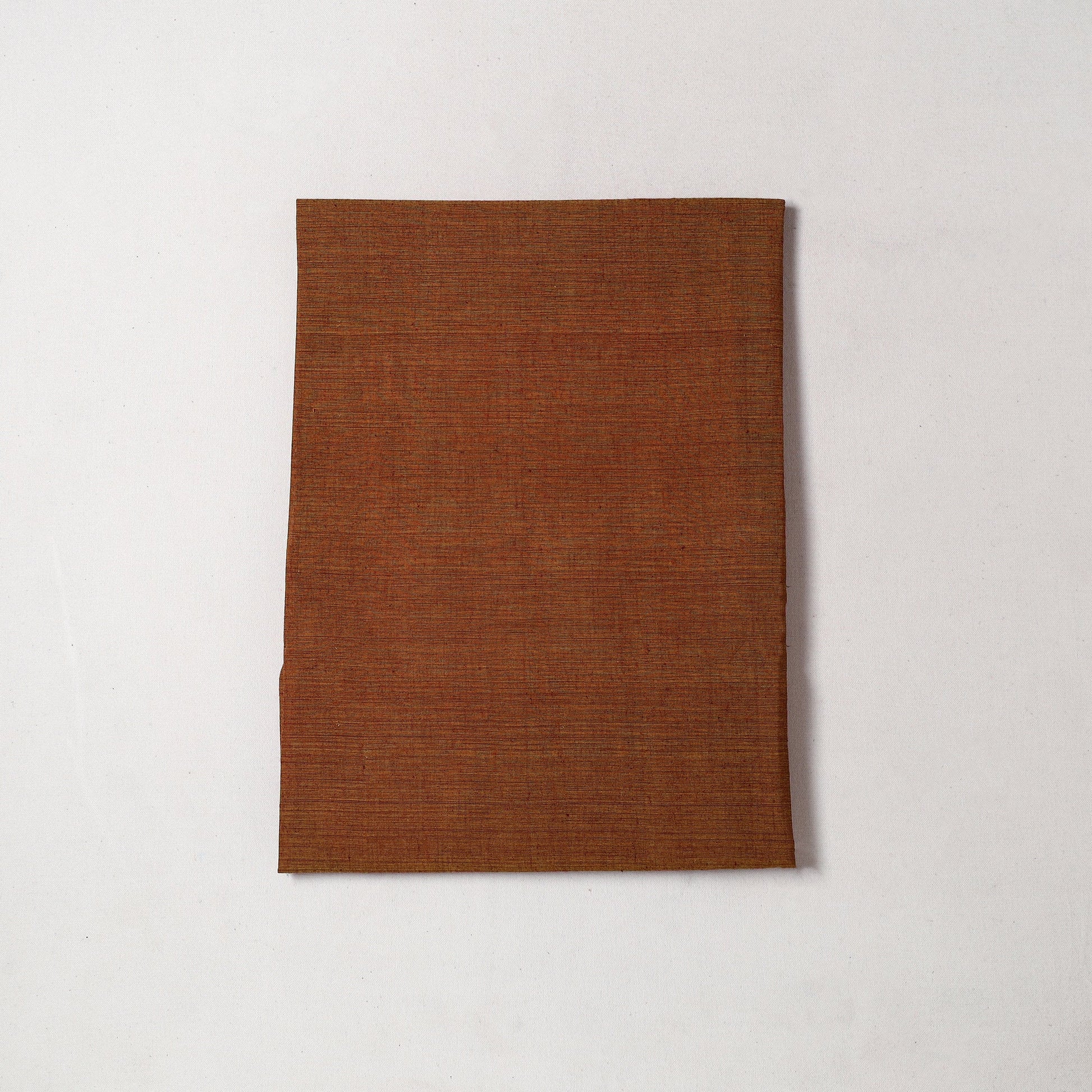 Brown - Mangalagiri Handloom Cotton Precut Fabric (1 meter) 77