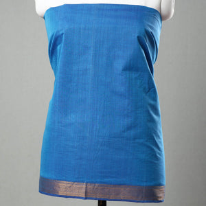 3pc Mangalagiri Handloom Cotton Suit Material Set with Zari Border 29