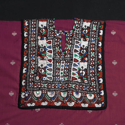 Exclusive! Kutch Embroidery Work Cotton Kurta Material - 2.5 Meter