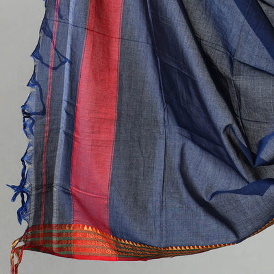 Blue - 3pc Dharwad Cotton Suit Material Set 30