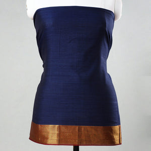 Blue - 3pc Dharwad Cotton Suit Material Set 37