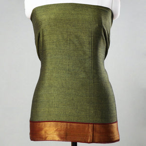Green - 3pc Cotton Dharwad Dress Material 39