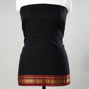 Black - 3pc Dharwad Cotton Suit Material Set 53