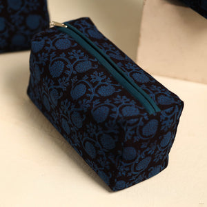 Black - Handmade Cotton Toiletry Bags (Set of 3) 18