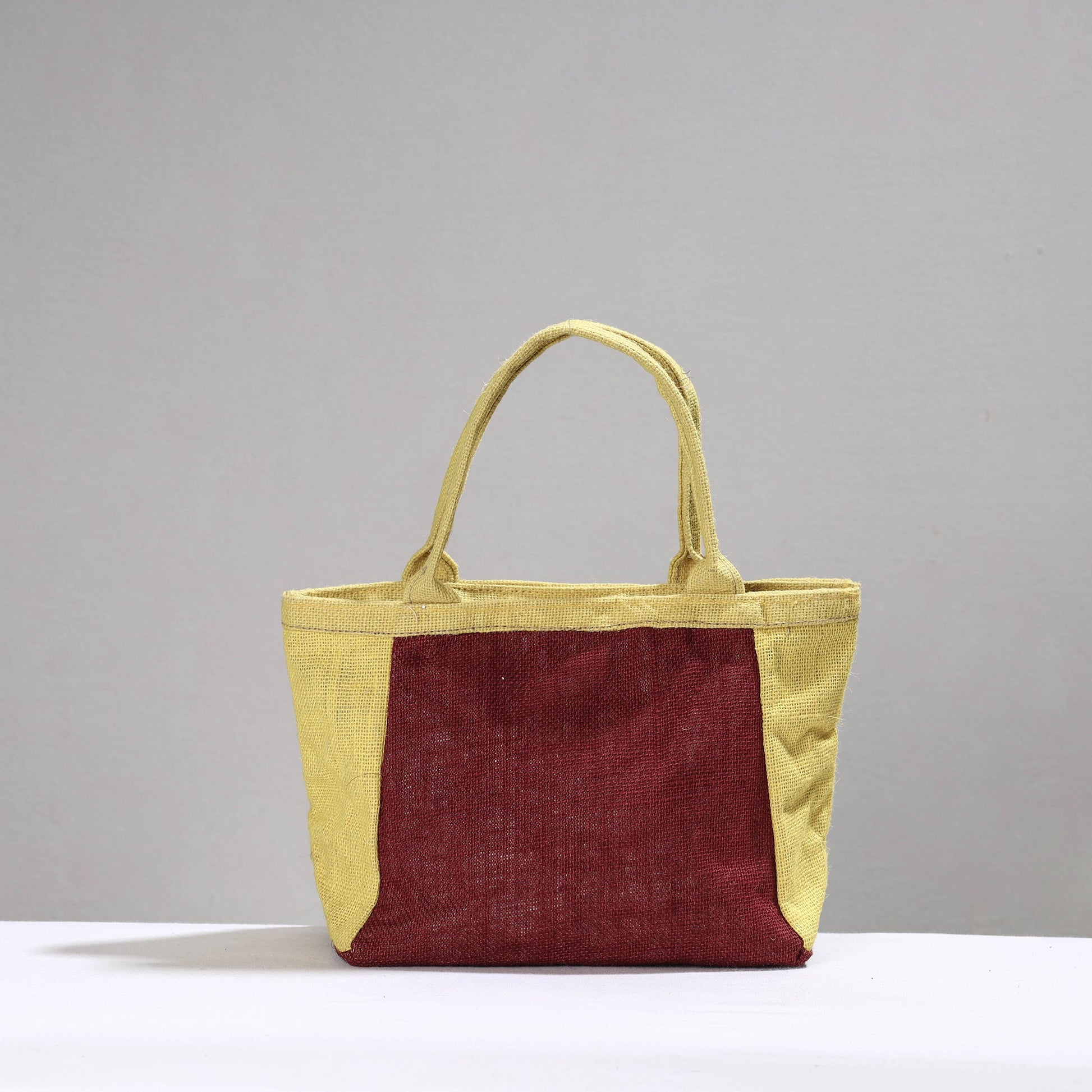 Brown - Handcrafted Multipurpose Jute Hand Bag