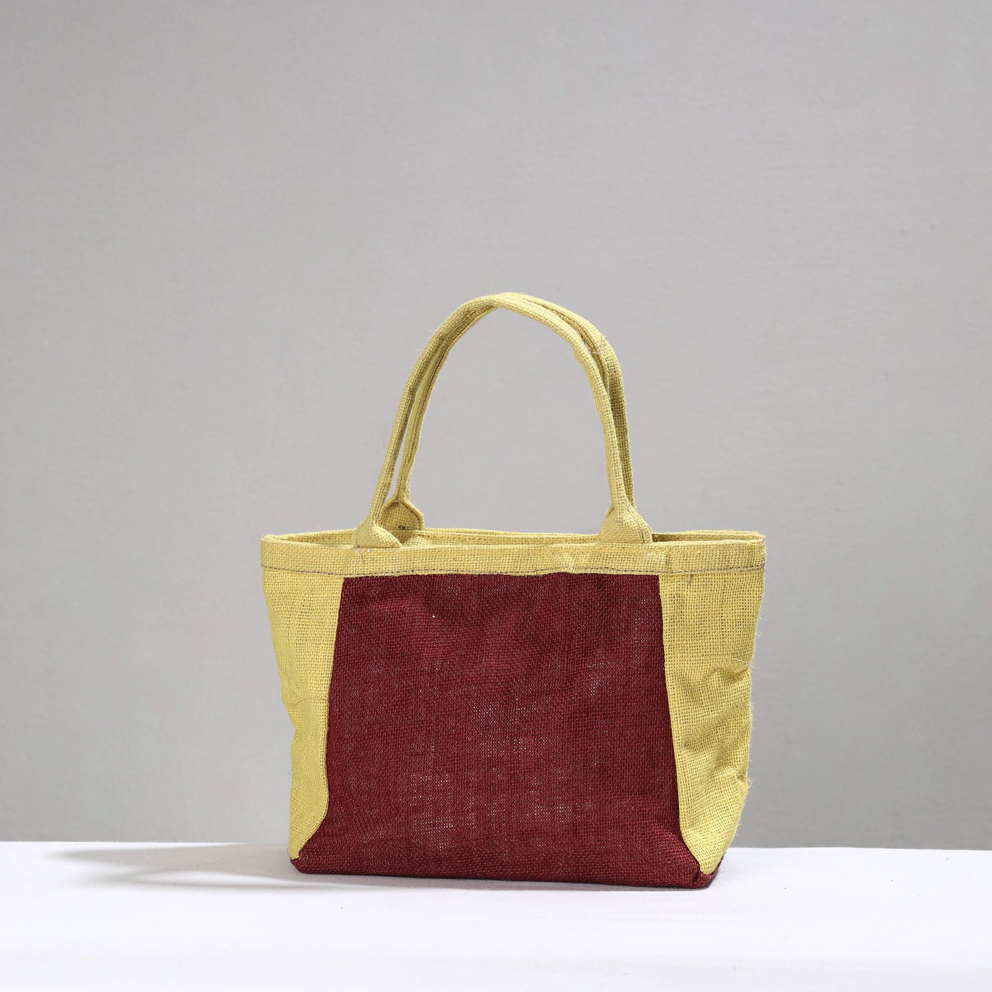 Brown - Handcrafted Multipurpose Jute Hand Bag