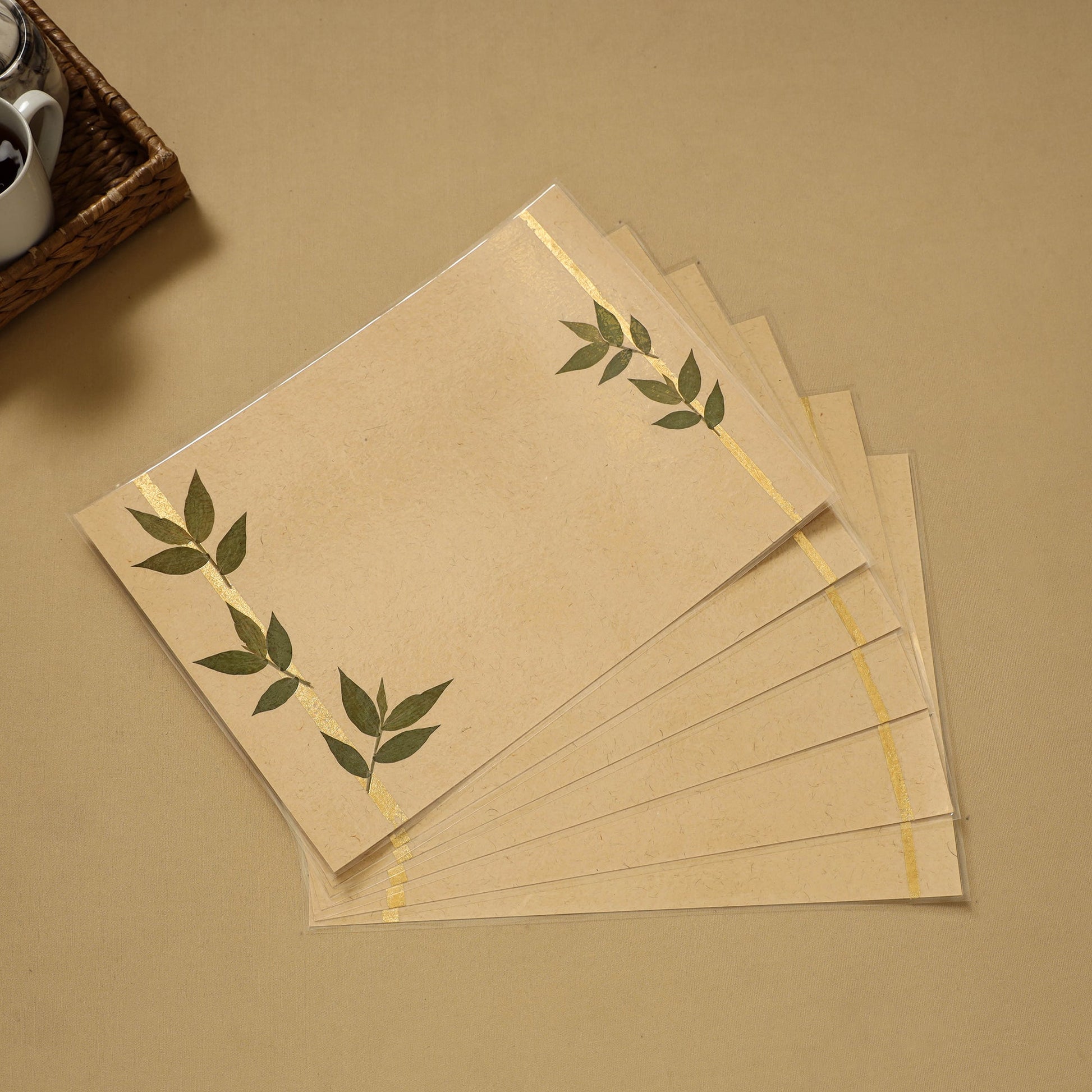Brown - Bamboo Art Work Tablemats (Set of 6)