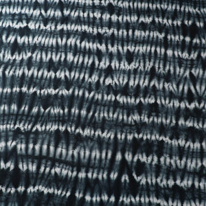 Black - Tie & Dye Pure Cotton Shibori Fabric 14