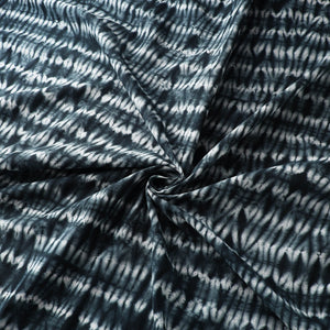 Black - Tie & Dye Pure Cotton Shibori Fabric 14