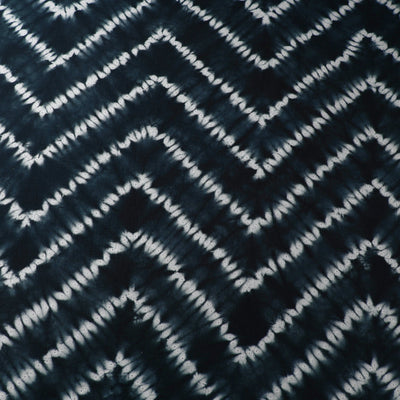 Black - Tie & Dye Pure Cotton Shibori Fabric 17