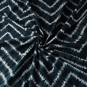 Black - Tie & Dye Pure Cotton Shibori Fabric 17