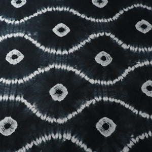Black - Tie & Dye Pure Cotton Shibori Fabric 18