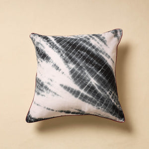 Black - Tie & Dye Cotton Shibori Cushion Cover