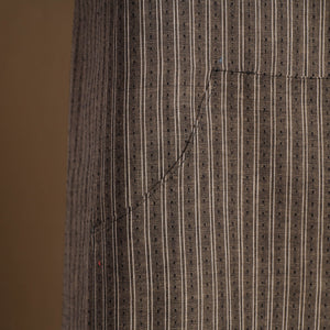 Brown - Jacquard Weave Cotton Apron with Pocket 09