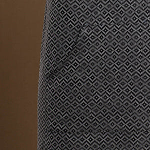Black - Jacquard Weave Cotton Apron with Pocket 16