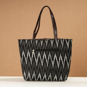 Black - Handcrafted Printed Shoulder Bag (Set of 2)