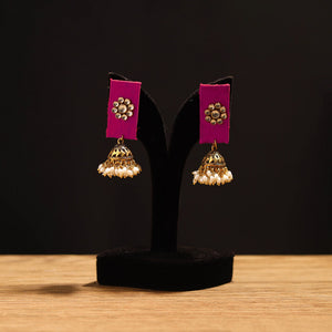 Anvika Stone Work Fabart GS Jhumka Earrings