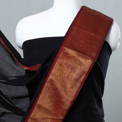 Black - 3pc Cotton Dharwad Dress Material 14