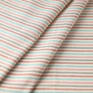 Beige - Jhiri Pure Handloom Cotton Fabric