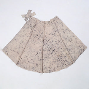 Beige - Hand Batik Printed Cotton Wrap Around Skirt 20