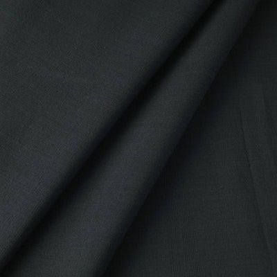 Black - Jhiri Pure Handloom Cotton Fabric