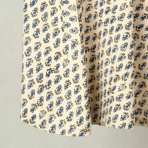 Beige - Block Print Cotton Wrap Around Ajrakh Skirt 20