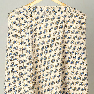 Beige - Block Print Cotton Wrap Around Ajrakh Skirt 20