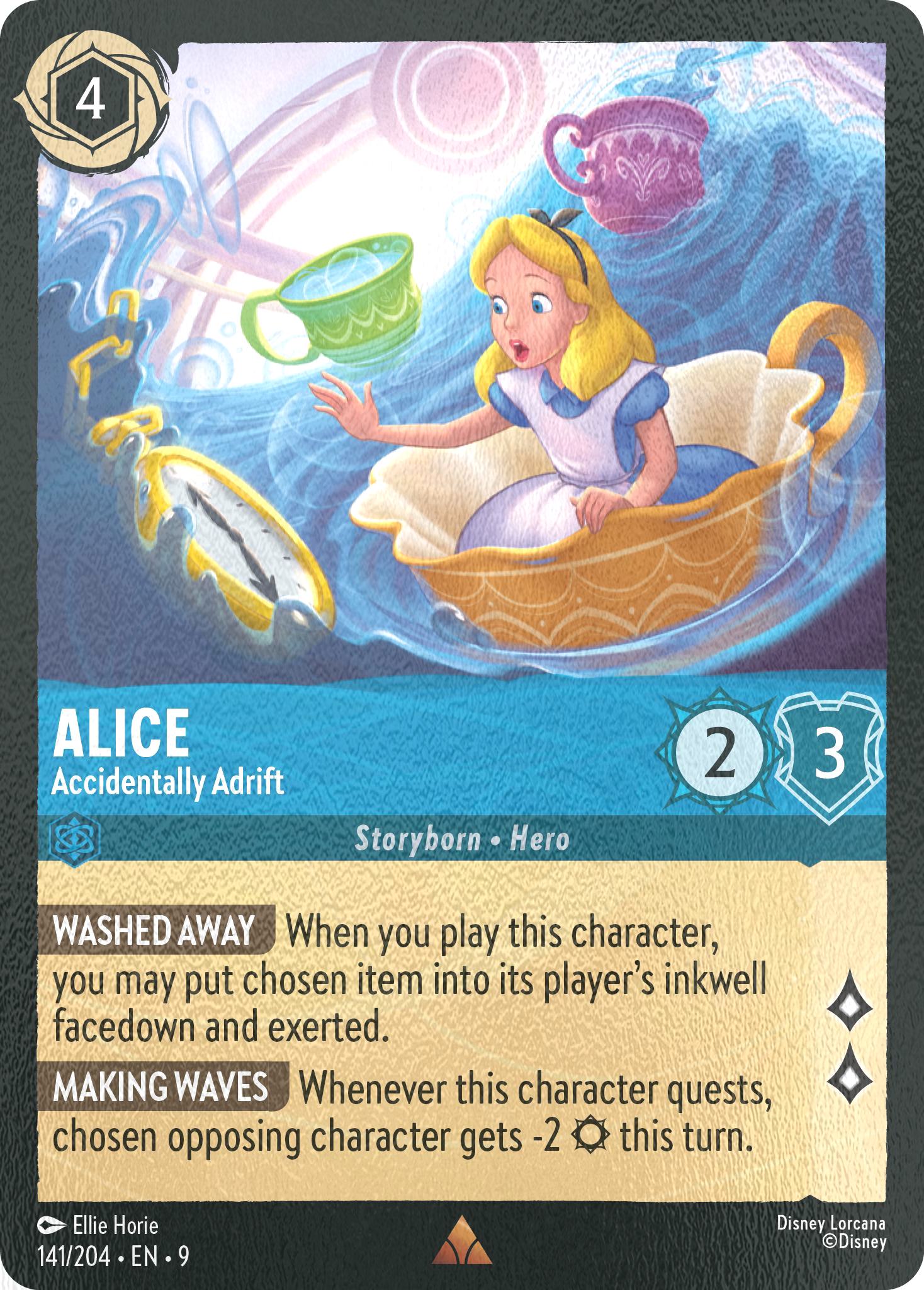 Alice - Accidentally Adrift - 141/204 [Fabled] [Cold Foil]