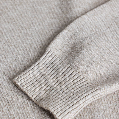 Grey Knitted Sweatshirt