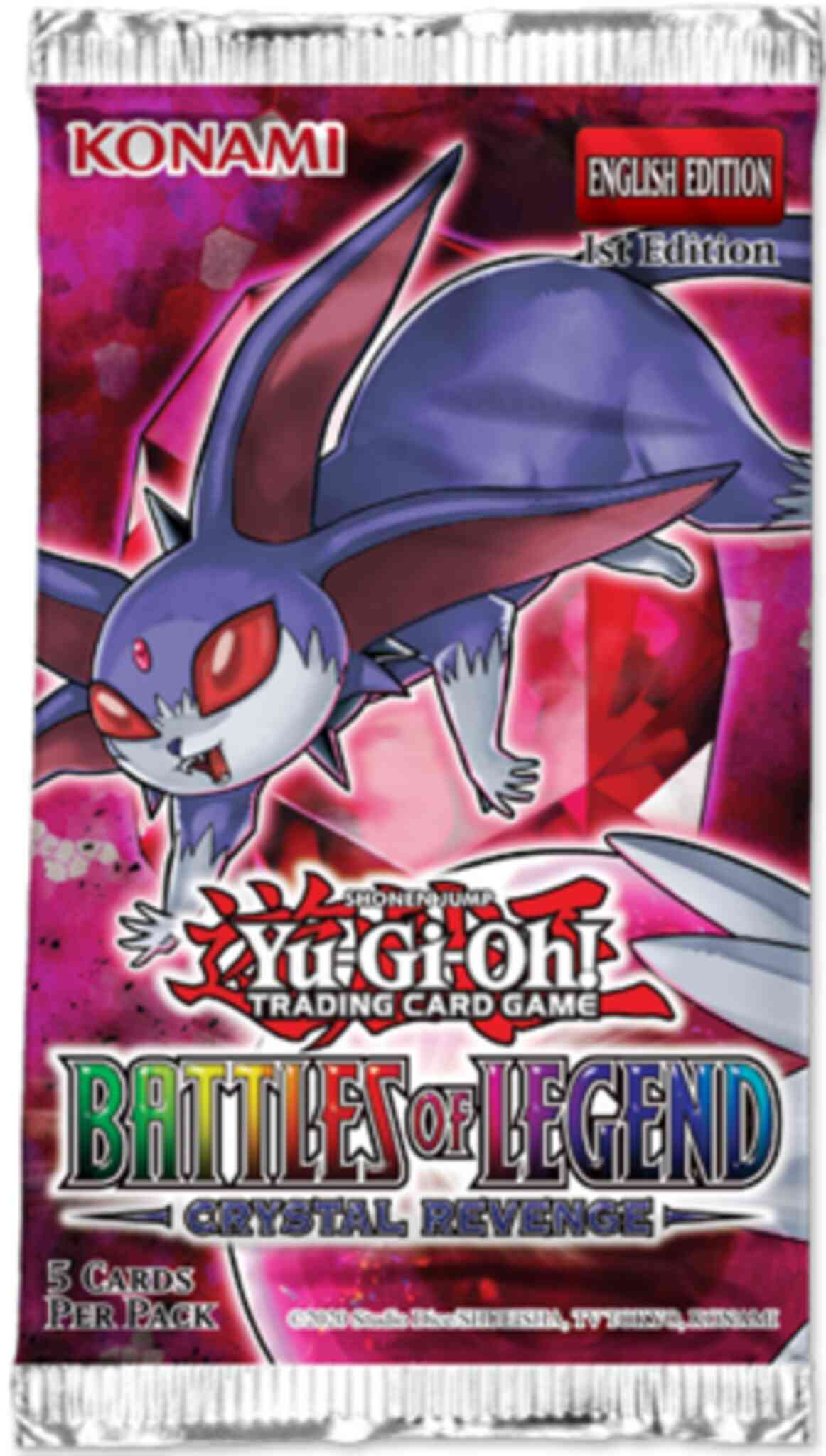 Battles of Legend: Crystal Revenge - 1st Edition - Booster Pack