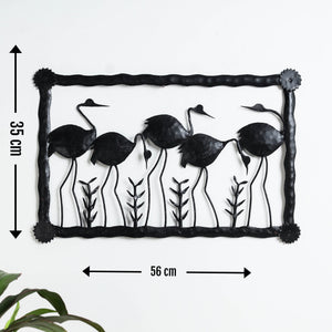 Bird - Bastar Tribal Wrought Iron Frame