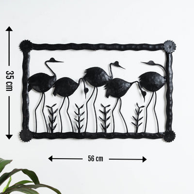 Bird - Bastar Tribal Wrought Iron Frame