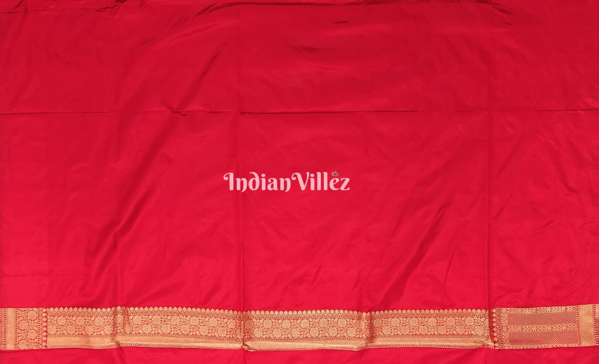 Baby Pink Thread Work Banarasi Katan Silk Saree