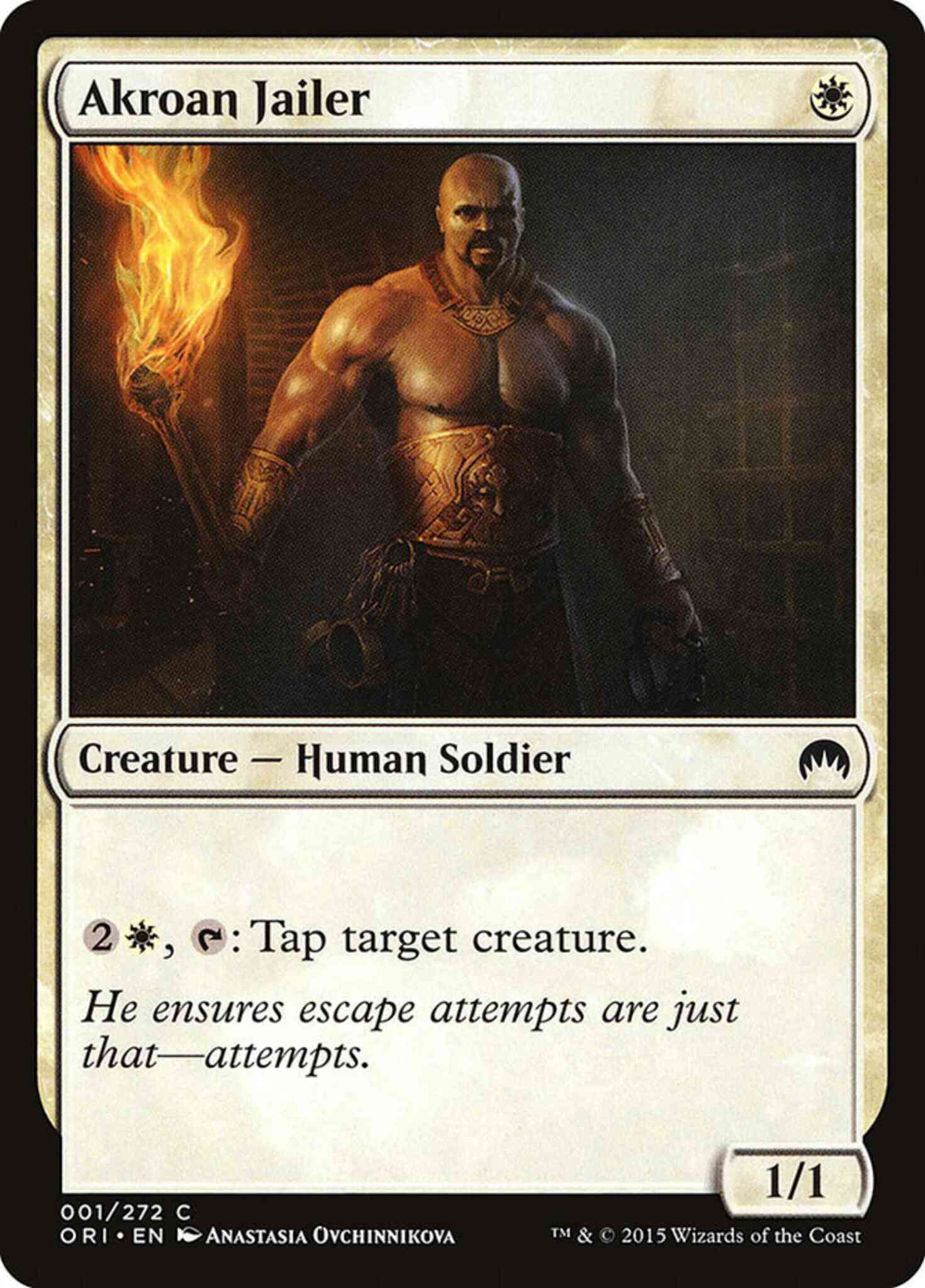 Akroan Jailer [1] [Magic Origins] [Non-Foil]