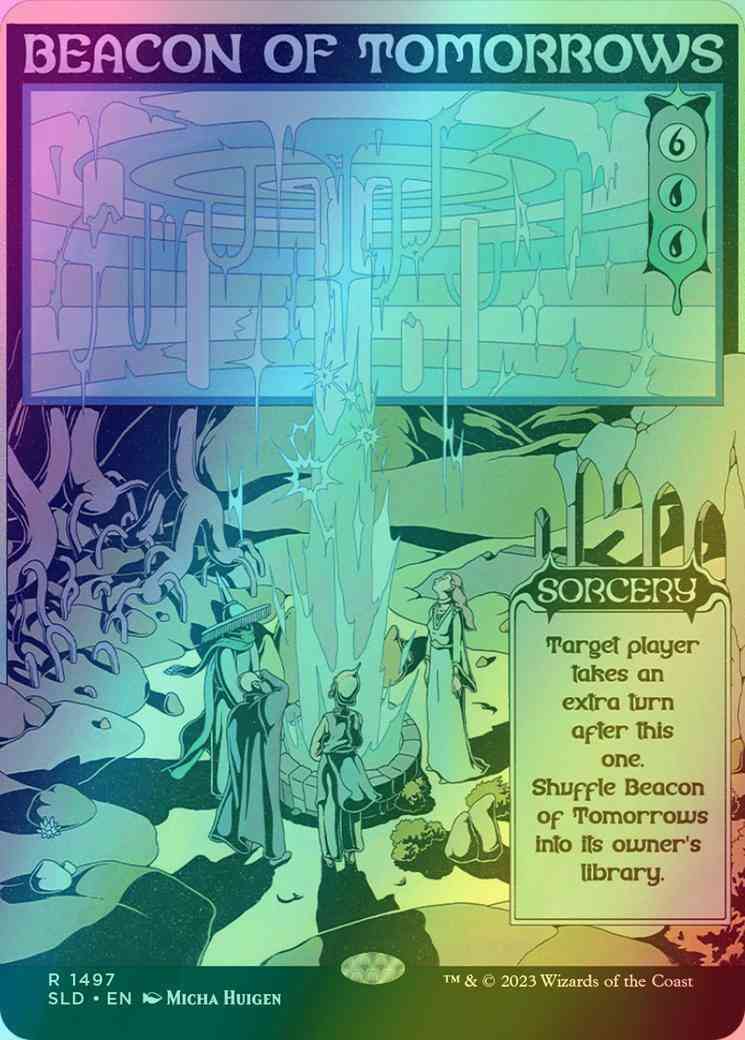 Beacon of Tomorrows [1497] [Borderless] [Time Stoppers] [Secret Lair Drop] [Foil]