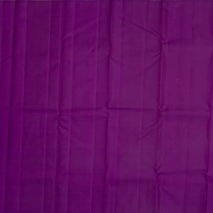 Lemon Yellow Handloom Korvai Kanchipuram Silk Saree With Magenta Border