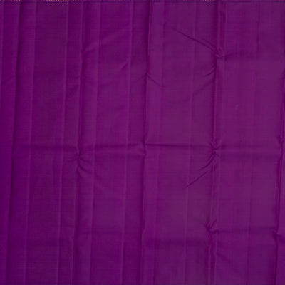 Lemon Yellow Handloom Korvai Kanchipuram Silk Saree With Magenta Border