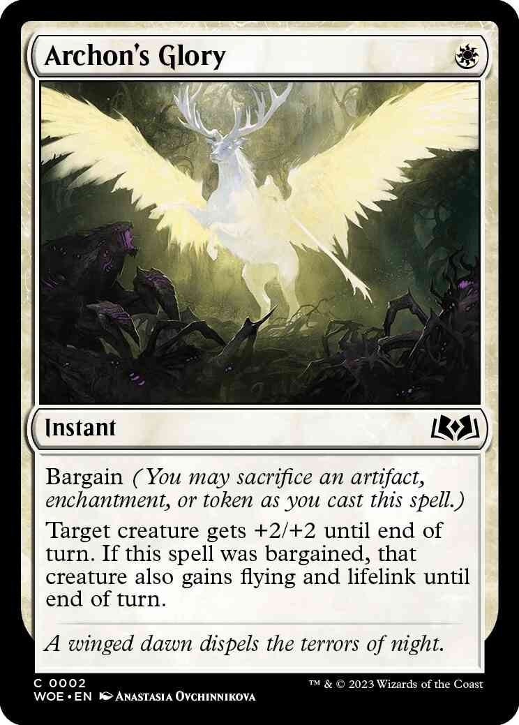 Archon's Glory [2] [Wilds of Eldraine] [Non-Foil]