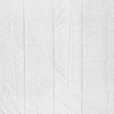 White Handwoven Silk Saree With Hand painted Meena Floral Motifs