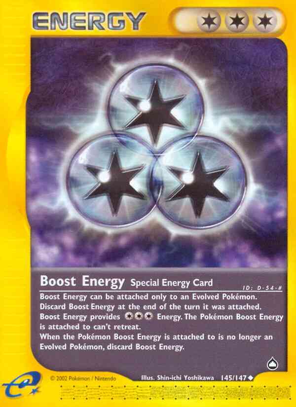 Boost Energy - 145/147 - Uncommon [ecard2-145] [Reverse Holo]