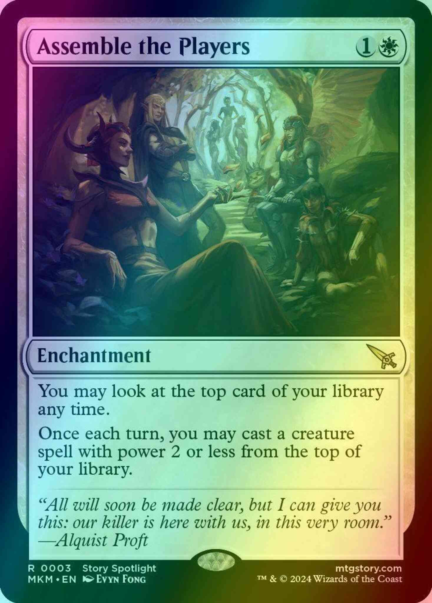 Assemble the Players [3] [Murders at Karlov Manor] [Foil]
