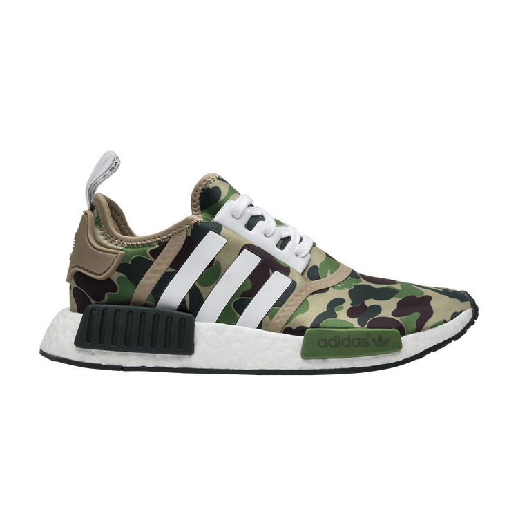 adidas NMD R1 Bape Olive Camo
