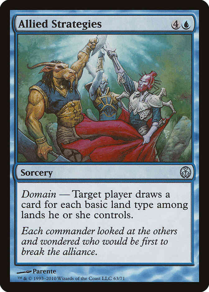 Allied Strategies [63] [Duel Decks Phyrexia vs the Coalition] [Non-Foil]