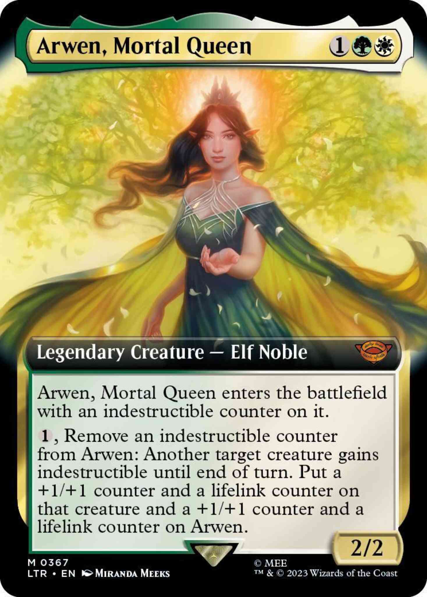 Arwen, Mortal Queen [367] [Extended Art] [The Lord of the Rings: Tales of Middle-earth] [Non-Foil]