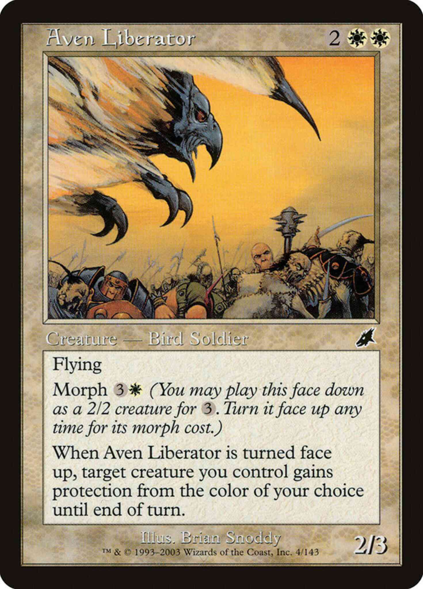 Aven Liberator [4] [Scourge] [Non-Foil]