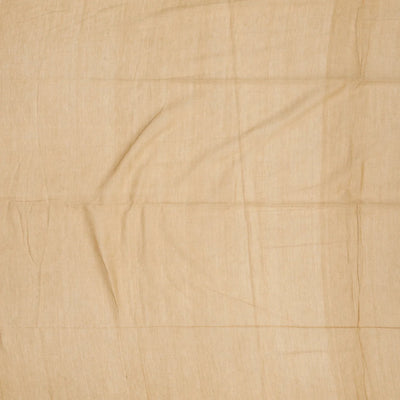 Beige Handloom Bengal Cotton Saree With Kamalam Buttas